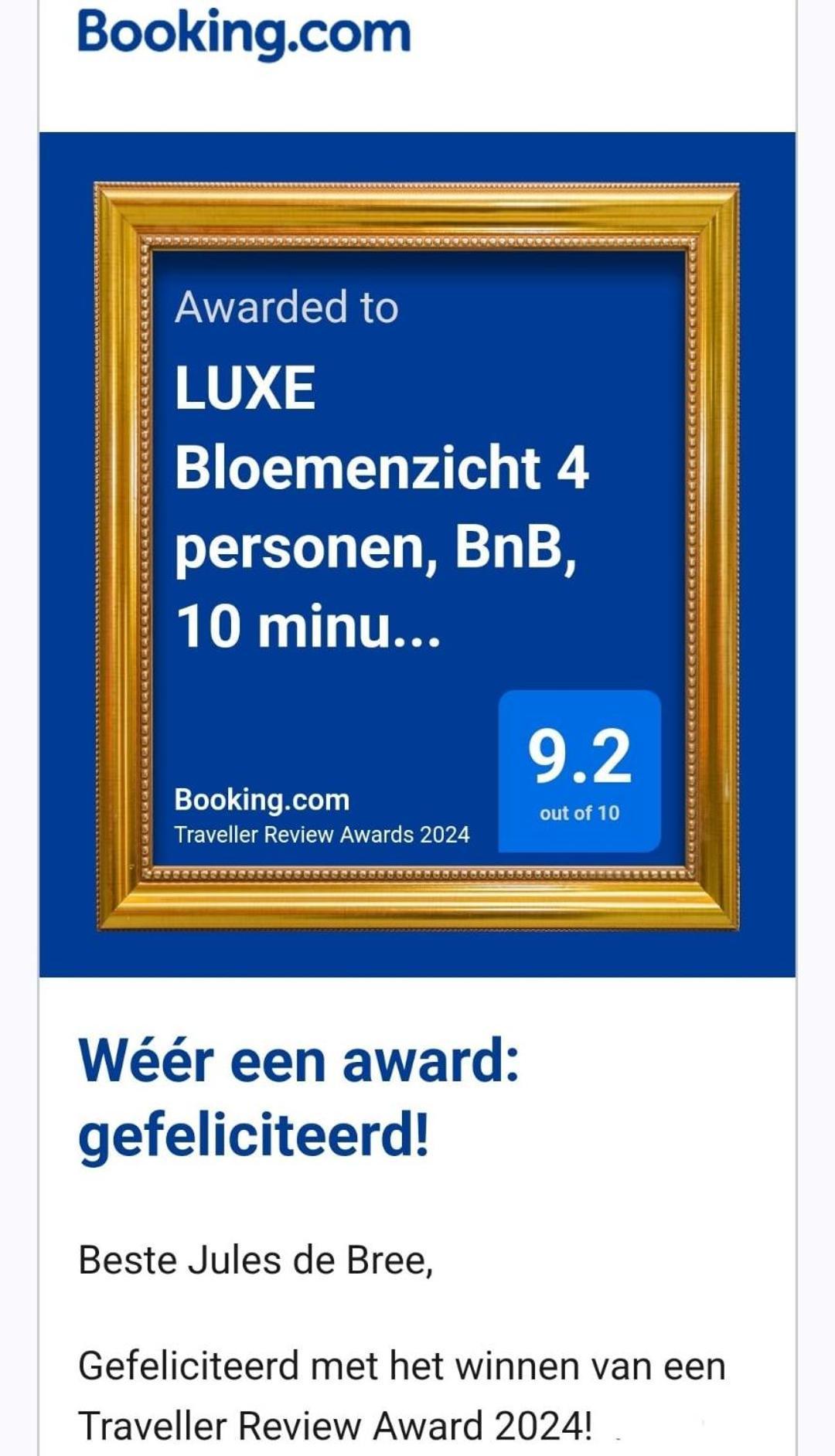 Luxe Bloemenzicht 4 Personen, Bnb, 10 Minuten Van Zee Breezand Zewnętrze zdjęcie